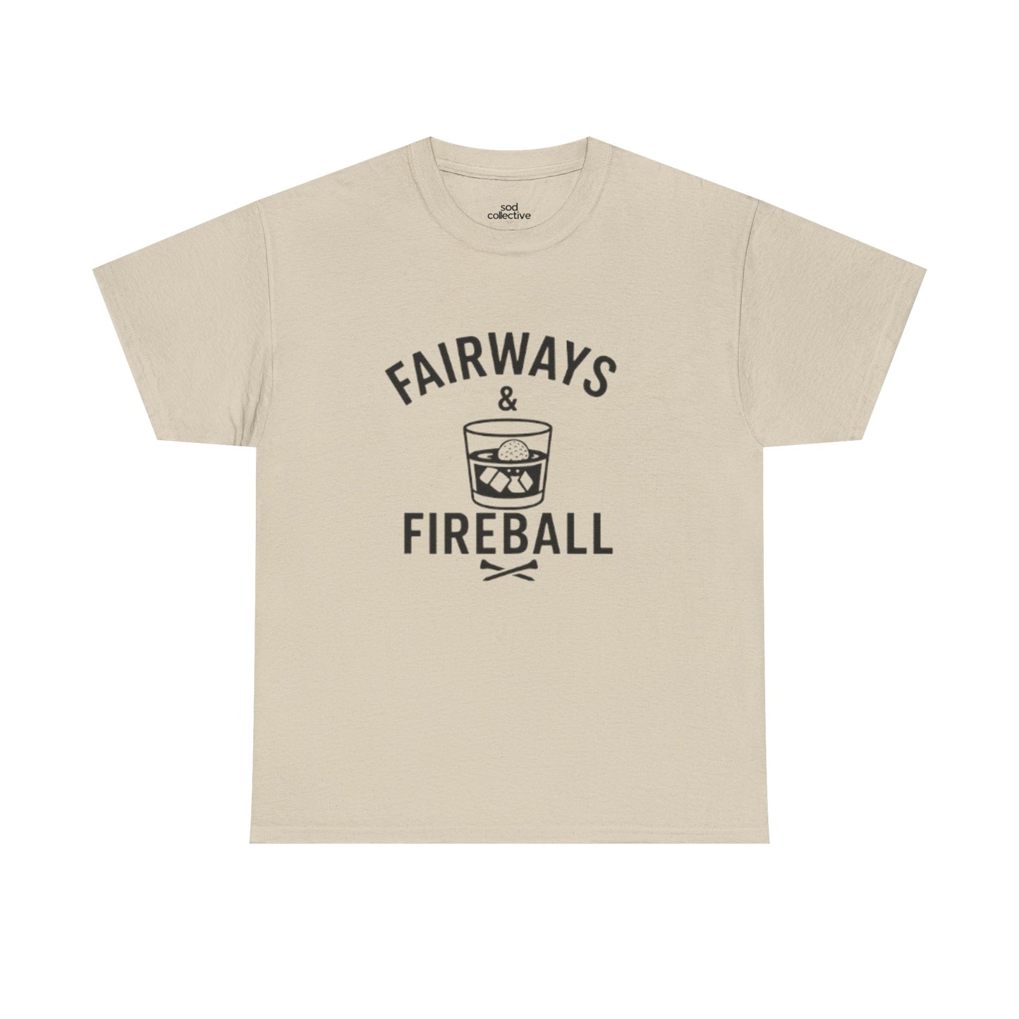 "Fairways & Fireball" - Men's Unisex Funny Golf Tee