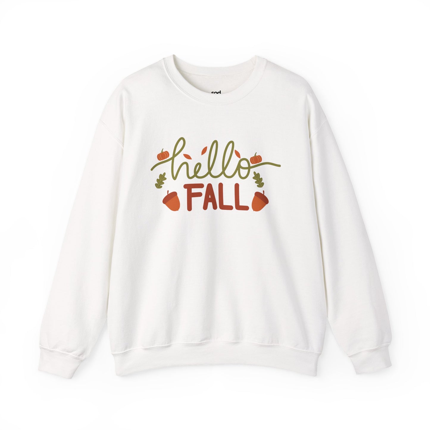 Happy Fall Crewneck Sweatshirt Cozy Autumn Fall Design