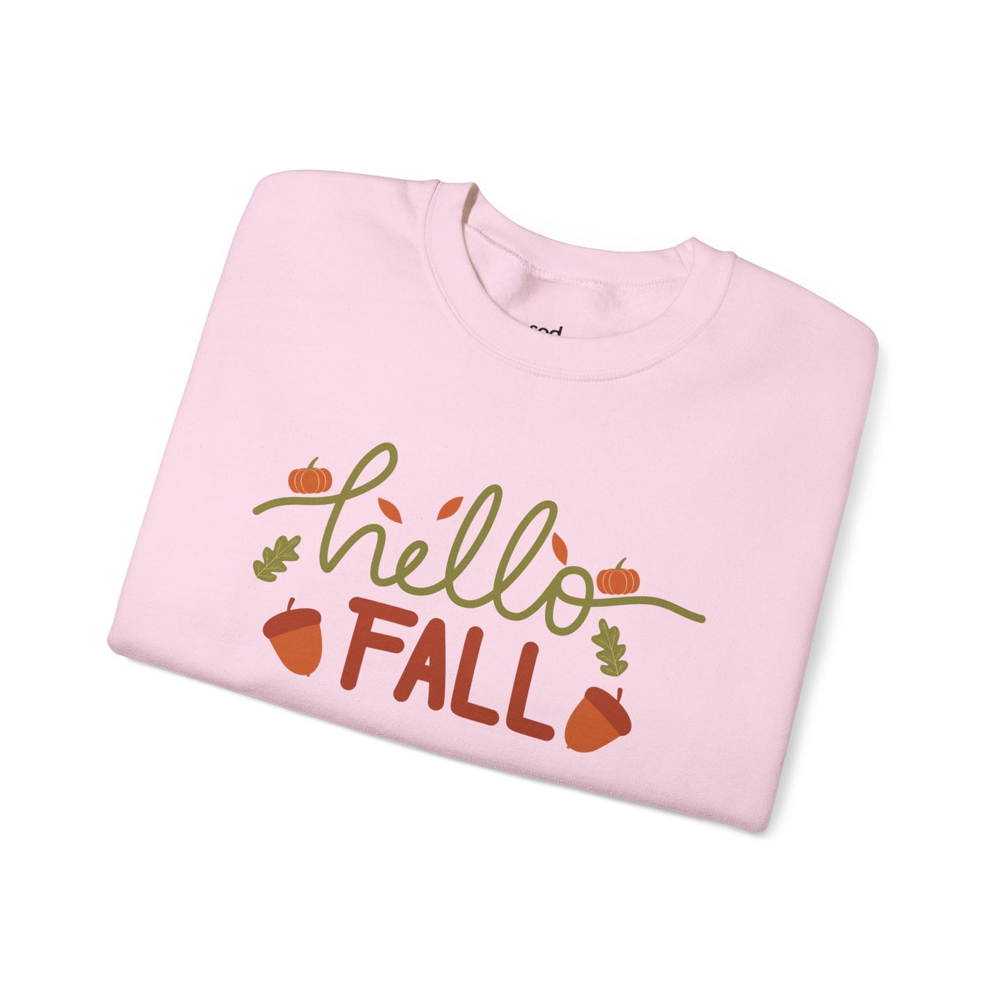 Happy Fall Crewneck Sweatshirt Cozy Autumn Fall Design