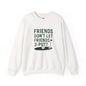 "Friends Don't Let Friends 3-Putt" - Casual Unisex Golf Crewneck Sweatshirt