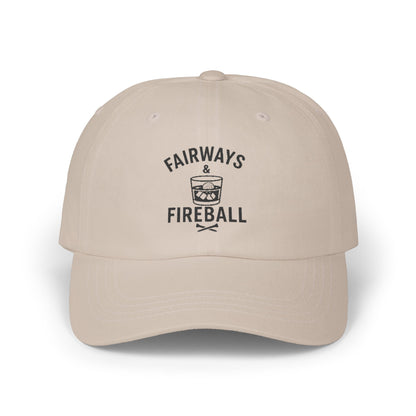 "Fairways & Fireball" Classic Golf Hat - Perfect for Golfers, Dads, Husbands, and More