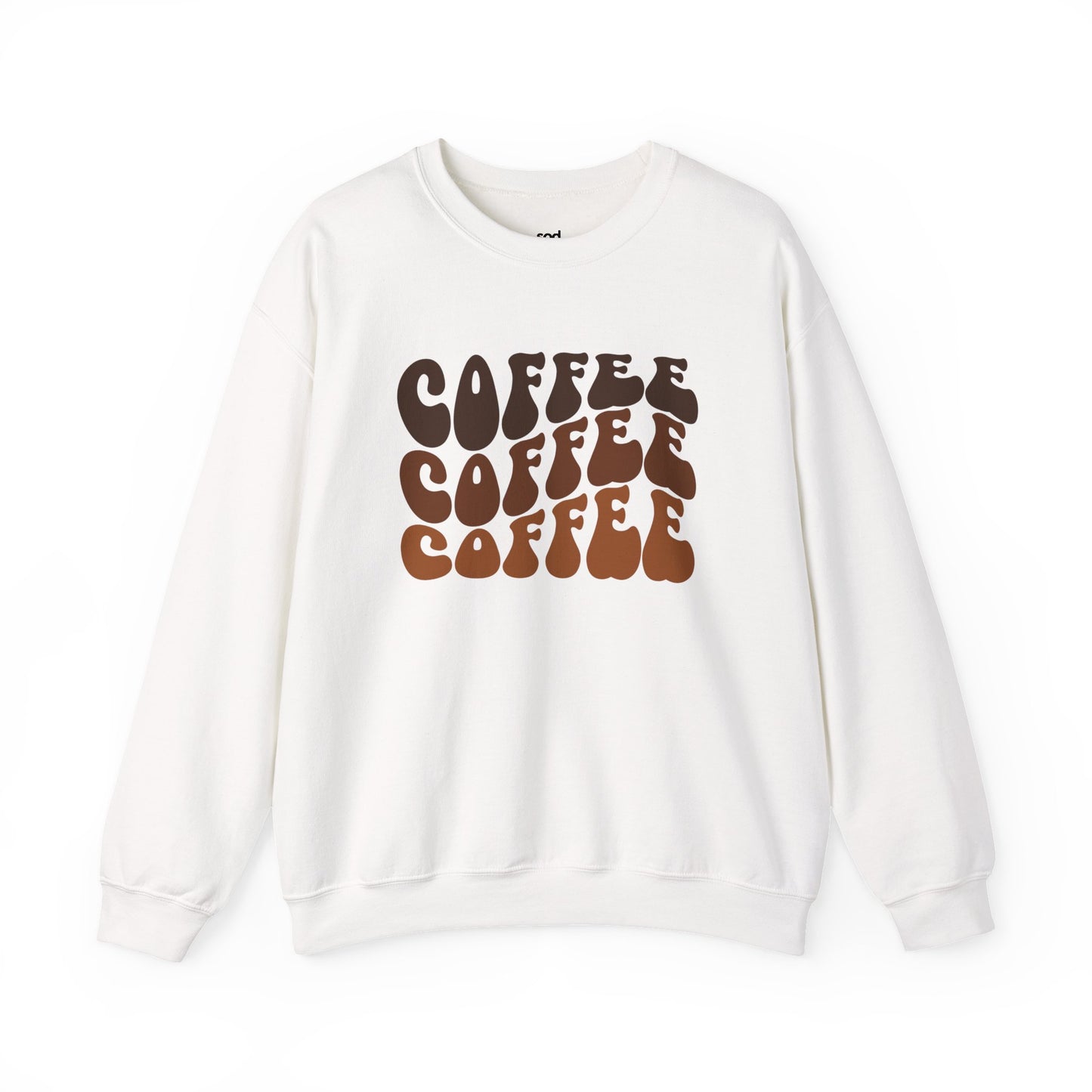 Coffee Coffee Coffee Crewneck Sweatshirt Cozy Style for Coffee Lovers