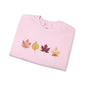 Women’s Fall Autumn Crewneck Sweatshirt – 4 Autumn Leaves