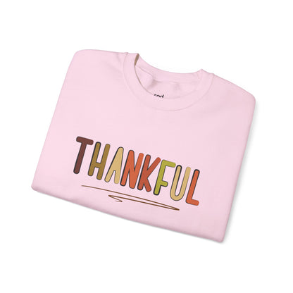 Women “Thankful” Fall Autumn Crewneck Sweatshirt