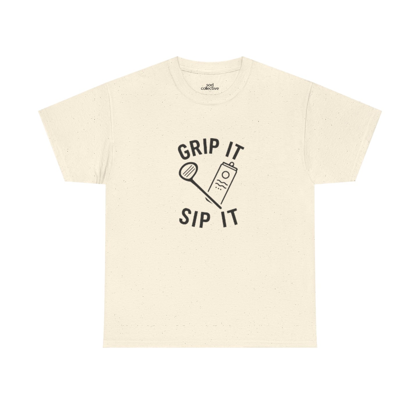 "Grip It Sip It" - Fun Golf Casual Vibe Unisex Tee