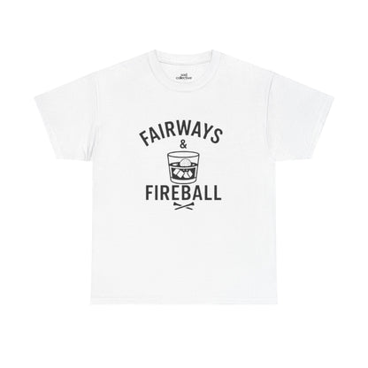 "Fairways & Fireball" - Men's Unisex Funny Golf Tee