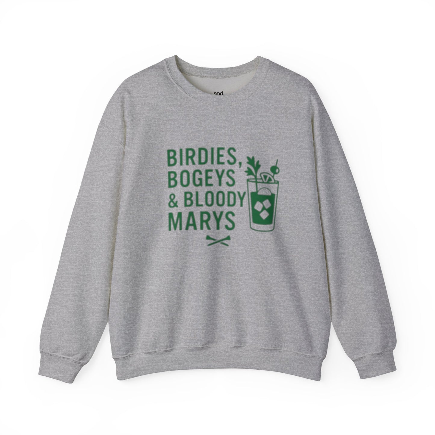 "Birdies, Bogeys & Bloody Marys" - Fun Golf Casual Unisex Crewneck Sweatshirt