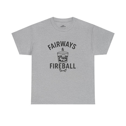 "Fairways & Fireball" - Men's Unisex Funny Golf Tee