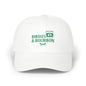 "Birdies & Bourbon" Classic Casual Golf Hat - Stylish Golf Cap Perfect for Golfers, Dads, Husbands, and More